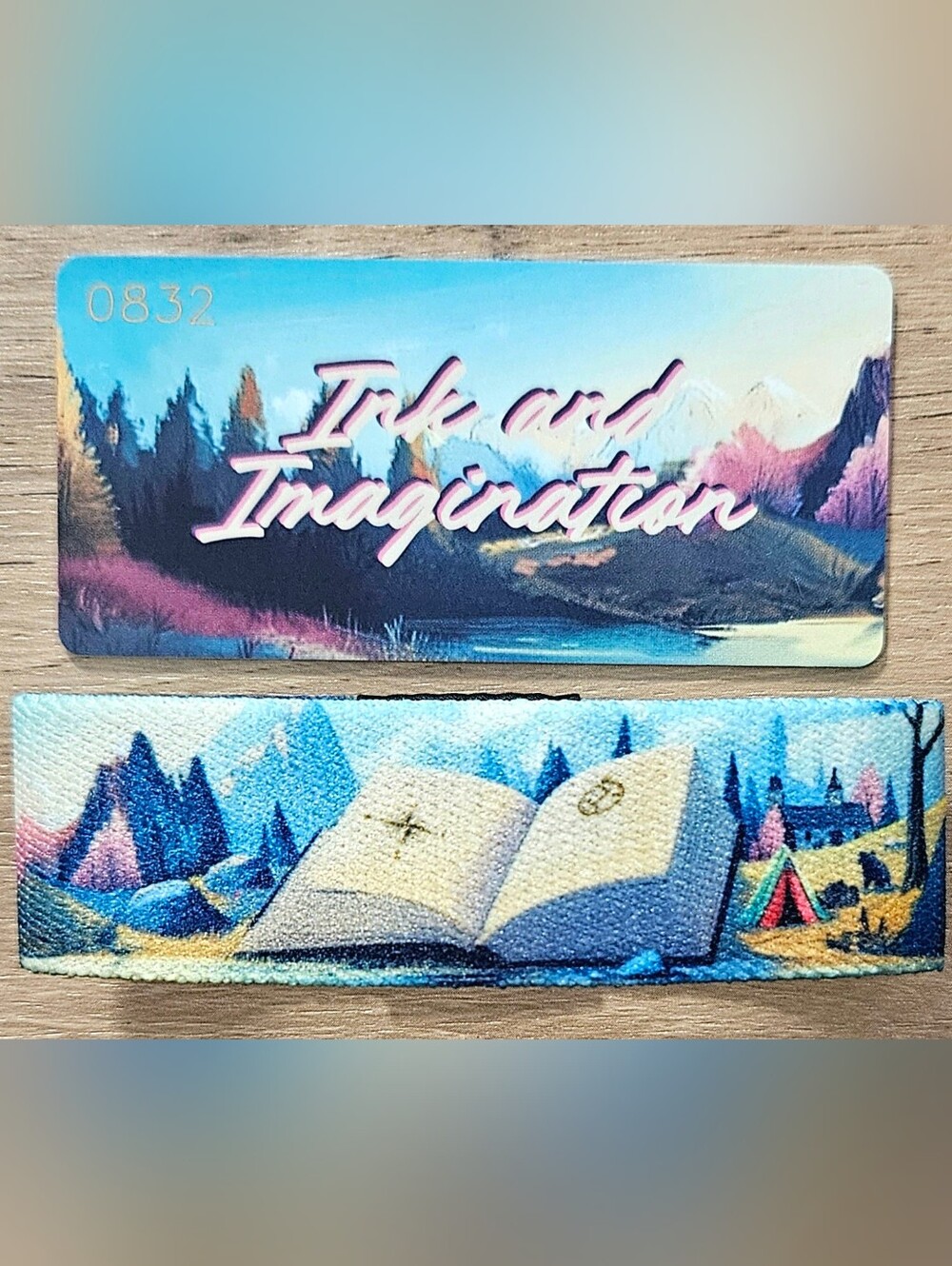 ZOX "INK & IMAGINATION" #832 Reading Book Theme 1000 Made Collectible Wristband